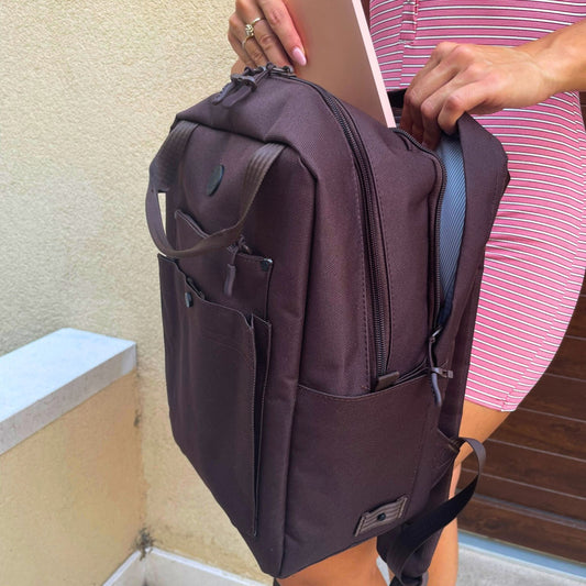 Ruksak 13" - Moral Bags Budd Gizza - Dark Oak