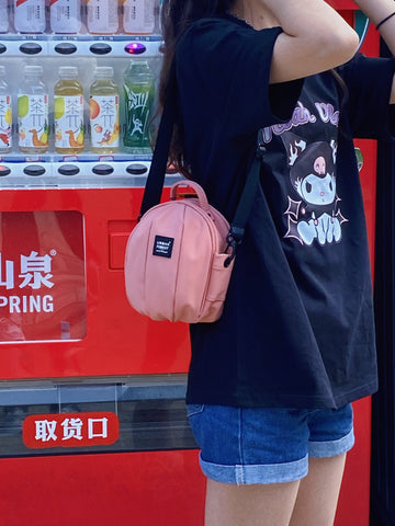 Urban Forest Beetle Mini SkinTouch torbica, ružičasta, crossbody nošenje, prilagodljivi volumen