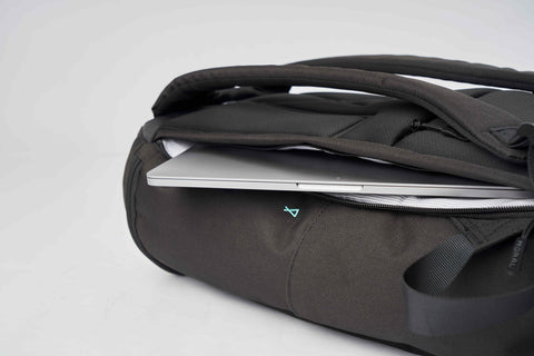 MORAL BAGS Rochester Yakka ruksak crni oniks, RFID zaštita, podstavljeni pretinac za laptop