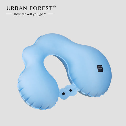 URBAN FOREST - Cloud - Pocket Inflatable Neck Pillow