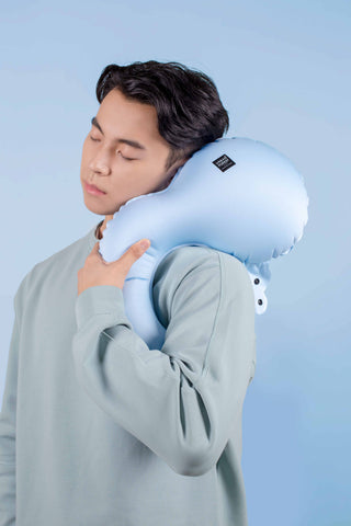URBAN FOREST - Cloud - Pocket Inflatable Neck Pillow