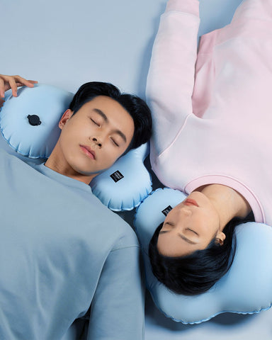 URBAN FOREST - Cloud - Pocket Inflatable Neck Pillow
