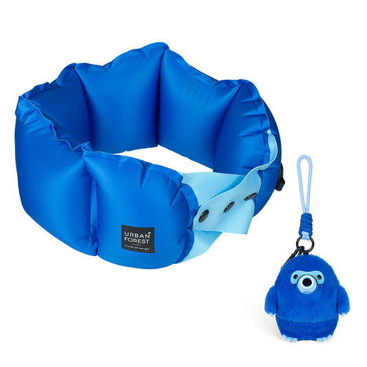 URBAN FOREST - Mole-Hanging Inflatable Neck Pillow - Plava