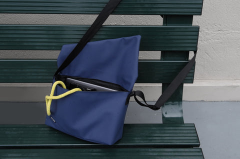 URBAN FOREST - LIGHT - Messenger Bag - Modra